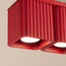 SOLLUX SL.3086 Lámpara De Techo Riff 2 Roja Gu10