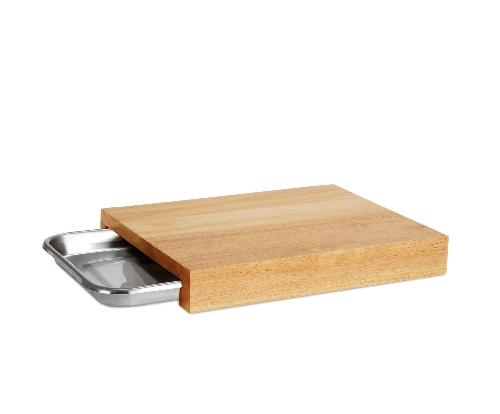 ANDREA HOUSE CC22049 Tabla Corte Mad C/Bandeja 30,5X24X4