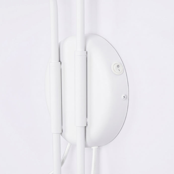 SOLLUX SL.2506 Aplique de pared NOX 2 blanco con interruptor