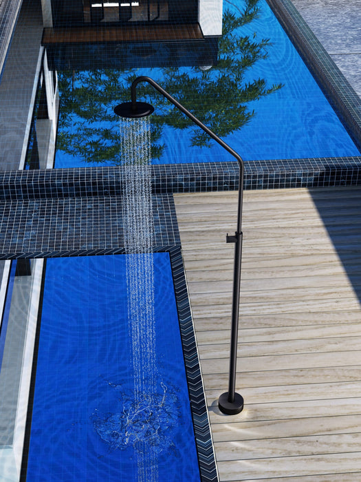 POOLIMEX GPA002/ANG ALASKA Grifería De Piscina Acero S.316 Negro Mate