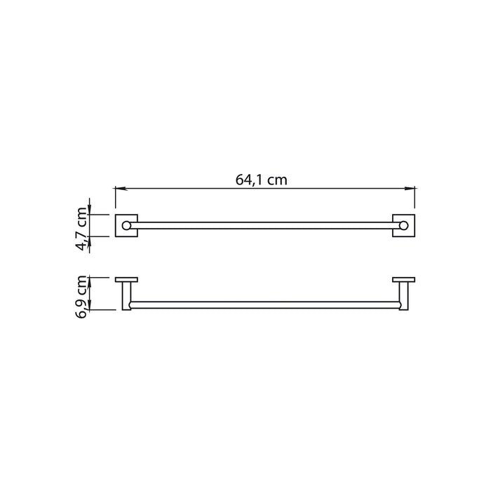 GEDY FJ216038000 FUJI Toallero Cepillado