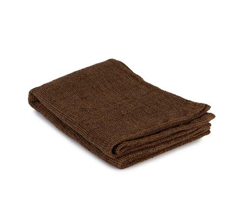 ANDREA HOUSE AX25125 Manta Algodón Waffle Marrón 130X170