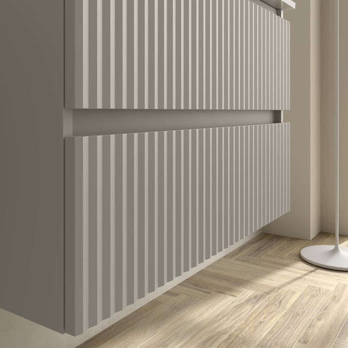 SALGAR 121774 KIRA Mueble+Lavabo LISBOA 120cm Gris mate