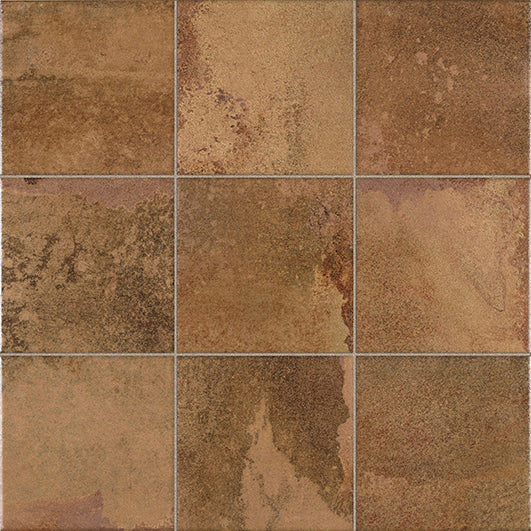 LA PLATERA KUBE CORA COBRE 45x45 Porcelánico Esmaltado