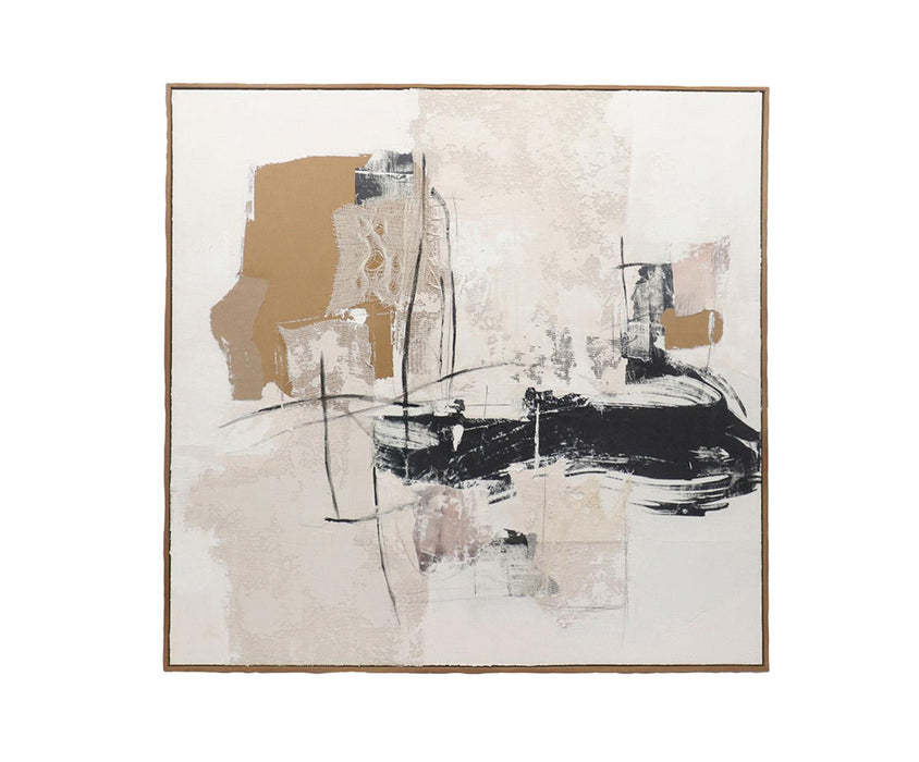 ANDREA HOUSE AX76080 Cuadro Abstracto Nosara 100X100Cm