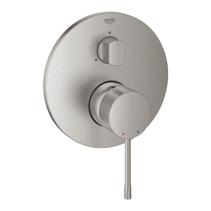 GROHE 24 169 DC1 ESSENCE Monomando Con Inversor De 3 Vías Acero