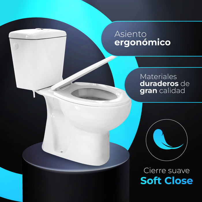 BATHME GADIR Inodoro Completo Salida Suelo Blanco