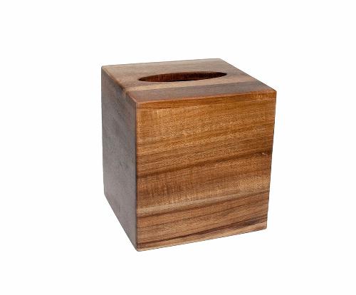 ANDREA HOUSE BA75004 Caja Pañuelos Acacia 13,5X13,5X14,5