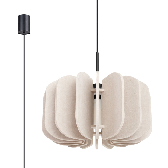 SOLLUX SL.1860 Lámpara colgante MULA 45 beige beige/negro