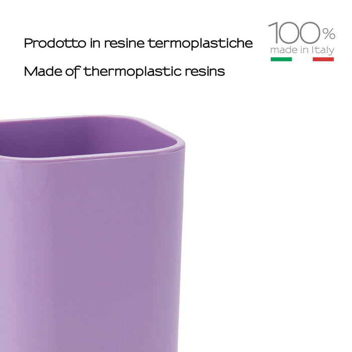 GEDY 63987900300 SEVENTY Toothbrush Holder Purple