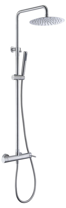 IMEX BDK034 MOSCU Single-Handle Faucet Telescopic Shower Set Steel S.316