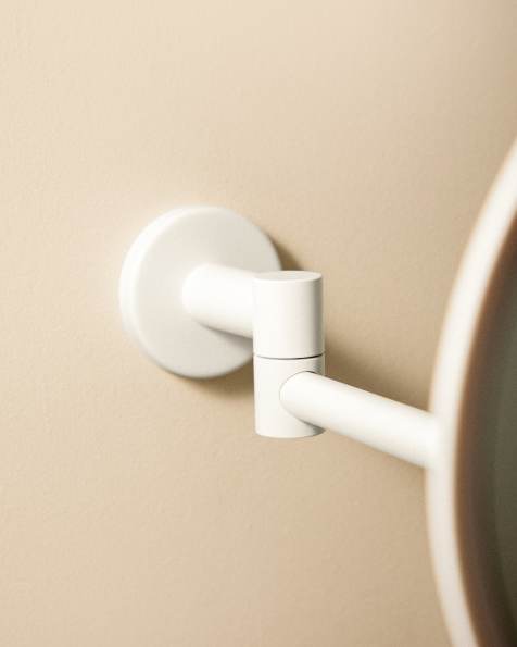 COSMIC ARCHITECT SP Espejo Aumento x5 De Pared Blanco Mate