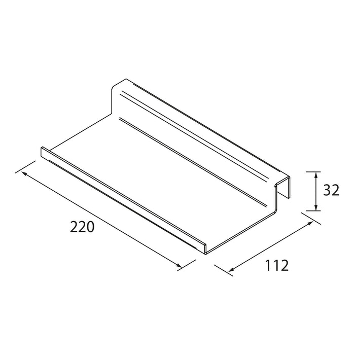 SALGAR 97659 LLOYD Estante Blanco Mate
