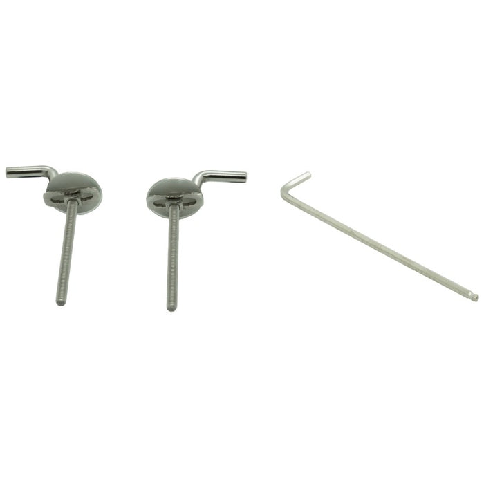 ROCA AI0020500R DEBBA Kit Bisagras Para Tapa Asiento Caída Normal