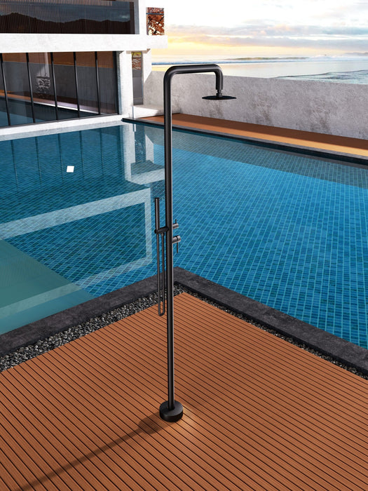 POOLIMEX GPF008/ANG FLORIDA Grifería De Piscina Acero S.316 Negro Mate