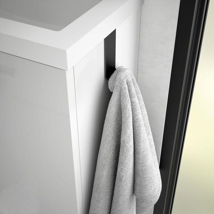 SALGAR 86181 MINIMAL Percha Negro Mate