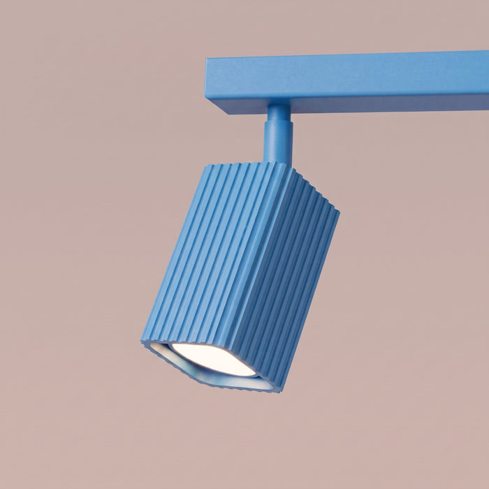 SOLLUX SL.3294 Lámpara De Techo Rayo 6L Azul Celeste