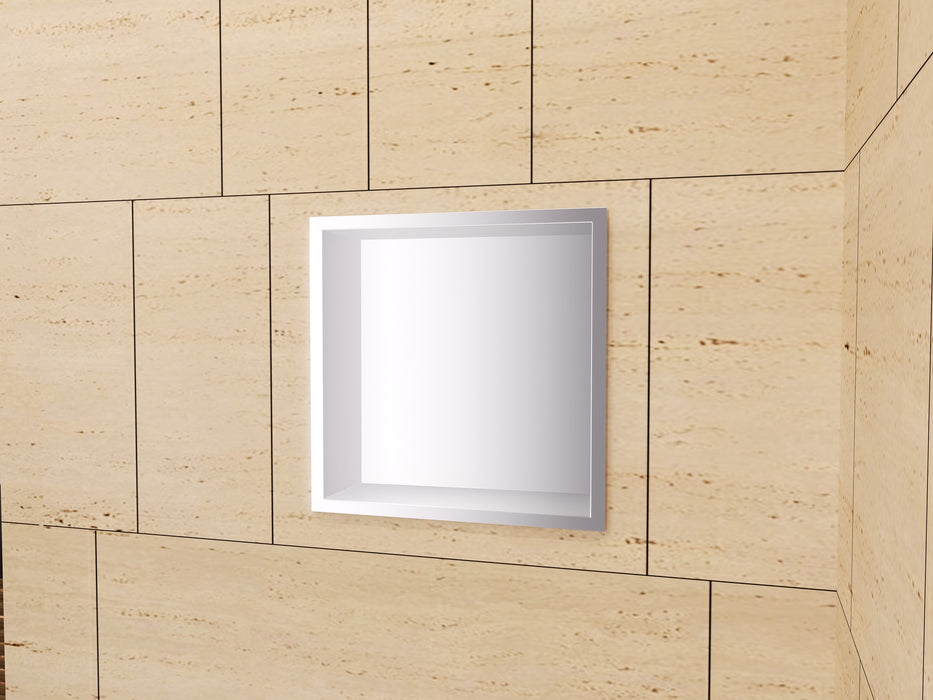 MEDIMEX HOR001/NQ ATLANTIC Hornacina 33x33 Níquel Cepillado