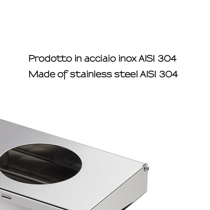 GEDY 23301300000 Porta Toallitas Higiénicas Cromo