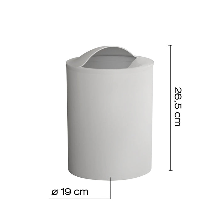 GEDY 12090200900 EYE Trash Bin 6L White