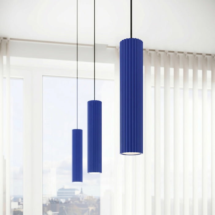 SOLLUX SL.2311 Lámpara colgante KARBON 1 ultramarino