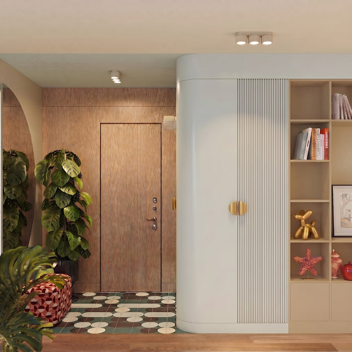 SOLLUX SL.2630 Plafón AURA 3 beige Gx53