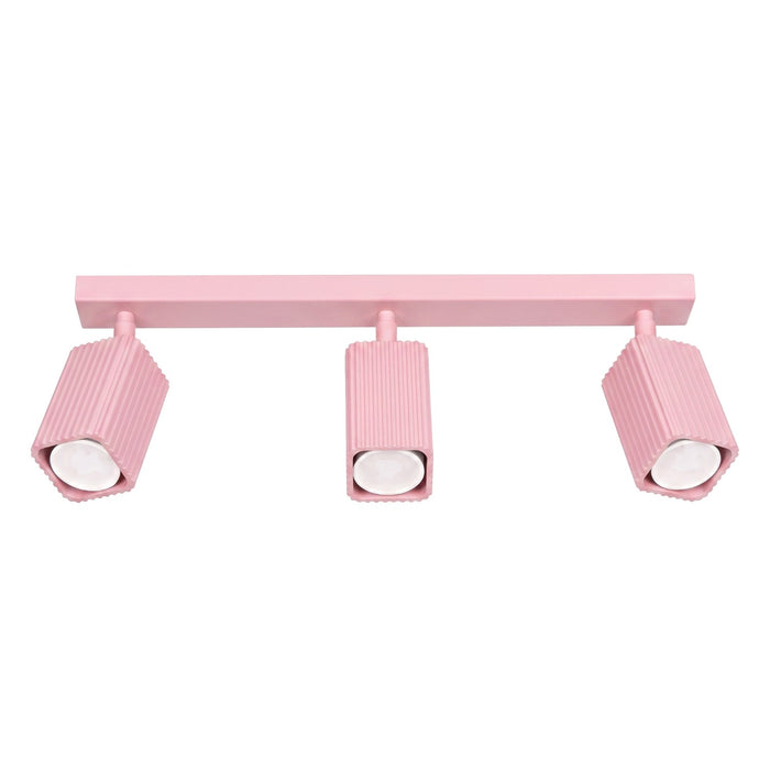 SOLLUX SL.3277 Lámpara De Techo Rayo 3L Rosa