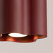 SOLLUX SL.3365 Lámpara De Techo Ovio 1 Burdeos Gu10