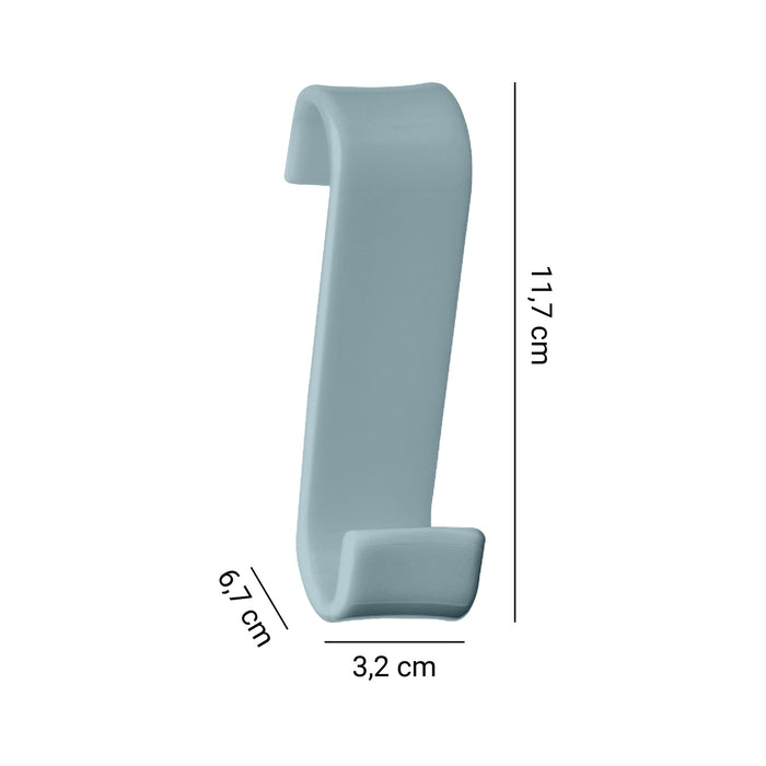 GEDY 20251100900 MERLINO Percha colgable para radiador azul mate