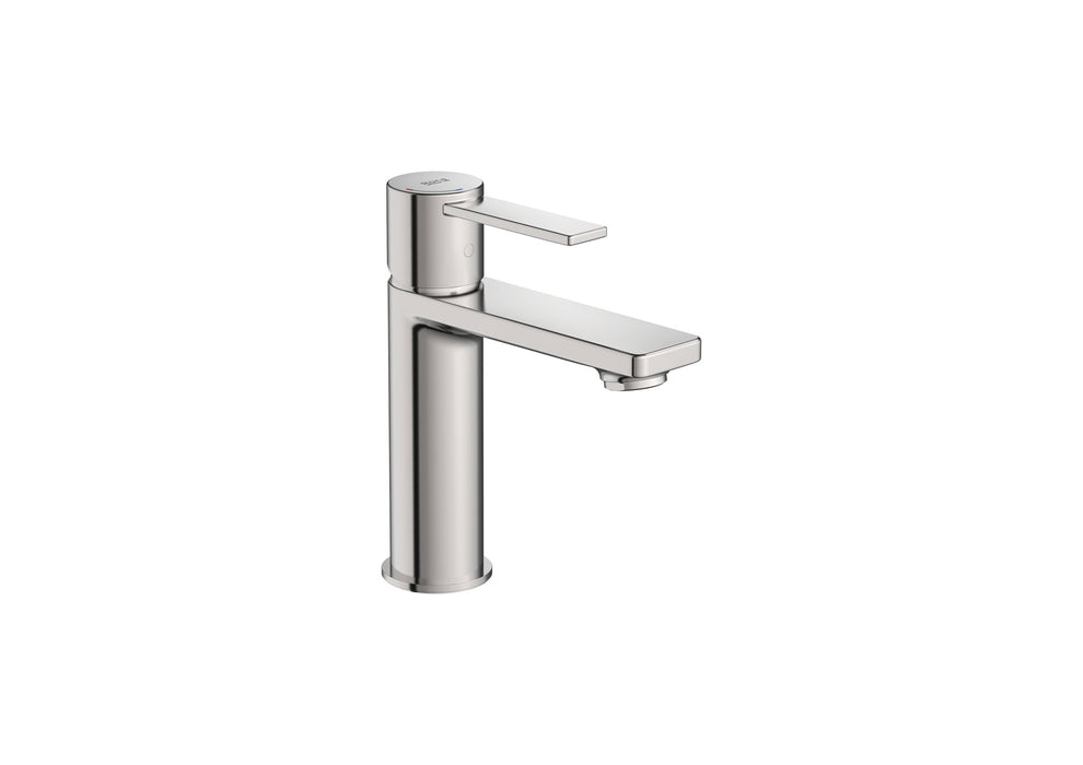ROCA A5A325FSM0 TARGA Grifo Monomando Lavabo con Cold Start Acabado Acero Inoxidable