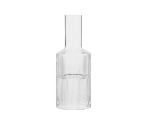 ANDREA HOUSE MS73203 Jarra Cristal Ripple 1L Ø 9X24 Cm