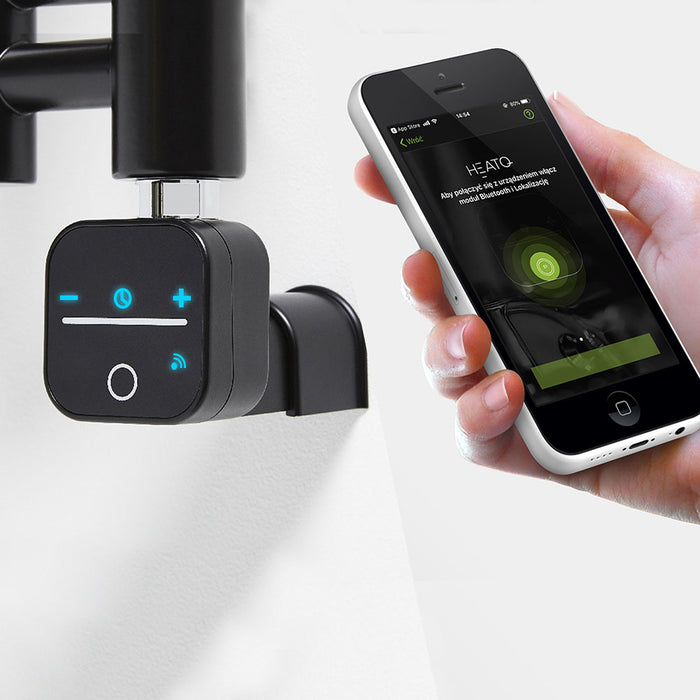 LLAVISAN L305924 Termostato Wifi Negro Con Resistencia