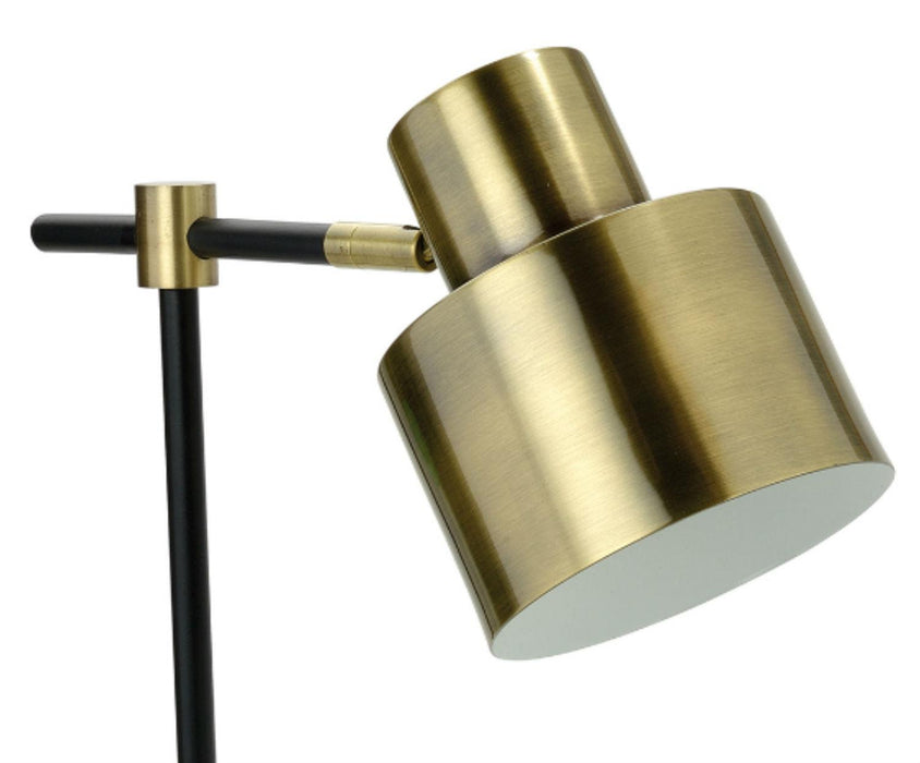 ANDREA HOUSE IL19086 Lámpara Latón/Negro 26x16x45 CM