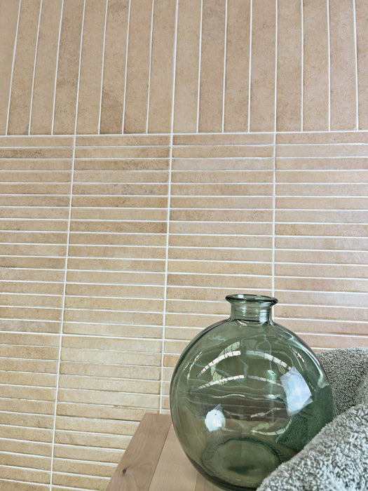 LA PLATERA PENCIL PATIO TERRA 35x35 Azulejo Pasta Blanca