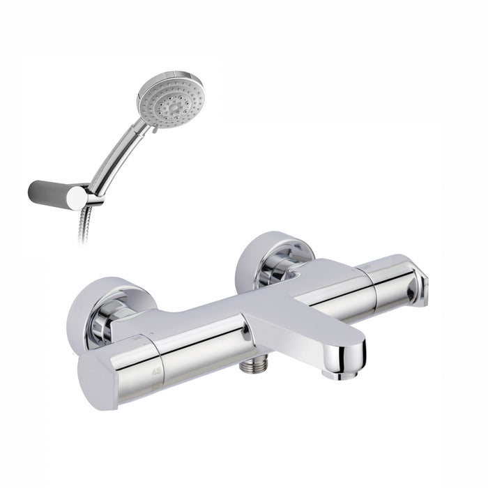 PRESTO 46041016 Aroha grupo baño-ducha termostático Negro