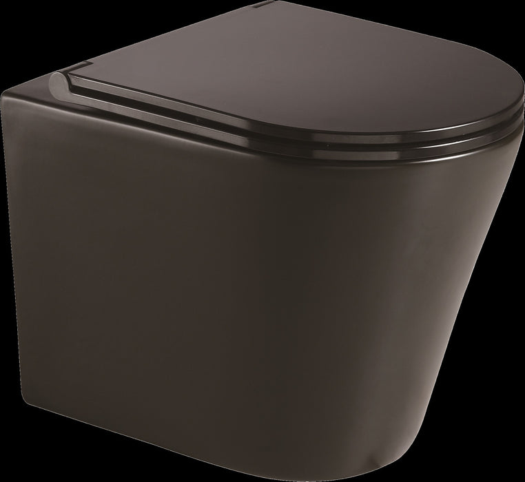 AQUORE TURÍN Inodoro Para Tanque Empotrado Tornado Negro Mate