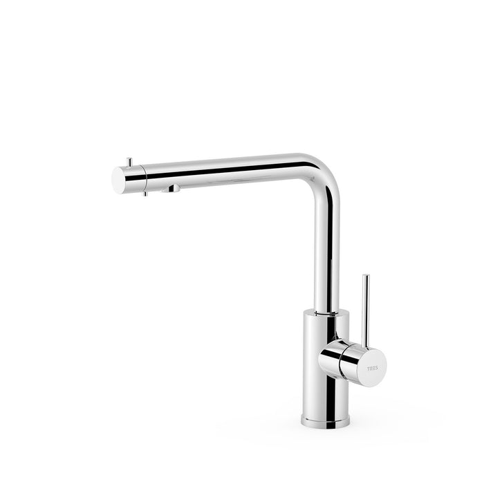 TRES 23045303 KITCHEN Single-lever Faucet 2 Ways Filtered Water Chrome