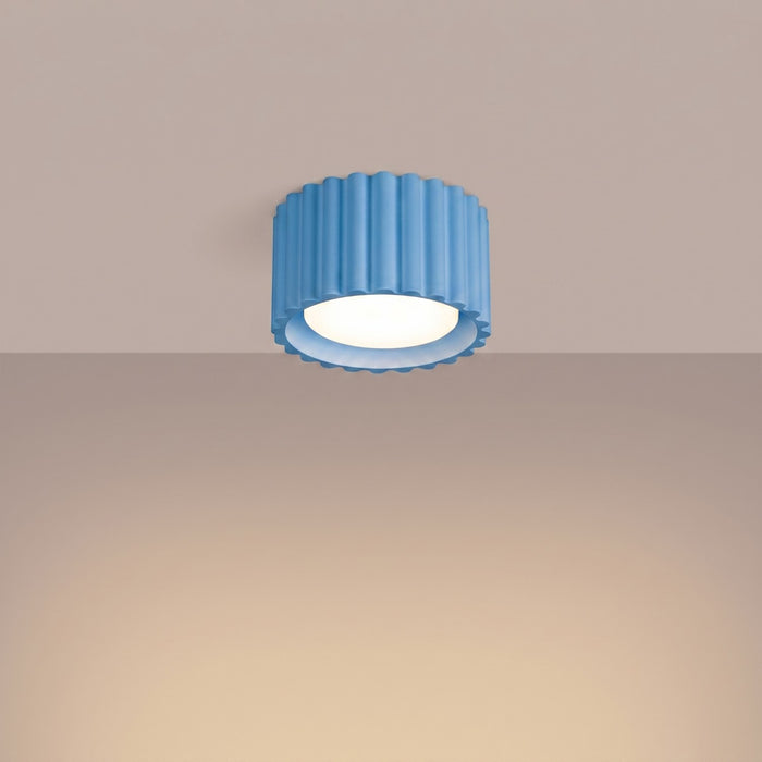 SOLLUX SL.2431 Plafón AURA 1 azur Gx53