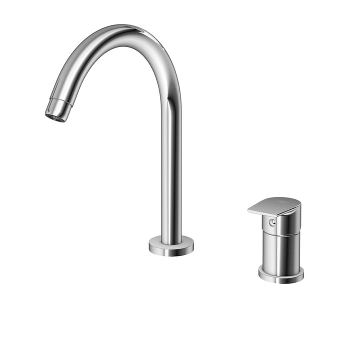 PRESTO 4655250 Aroha batería lavabo curvo Cromo