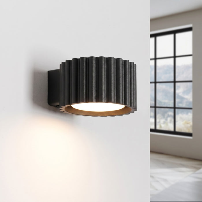 SOLLUX SL.2613 Aplique de pared AURA negro Gx53