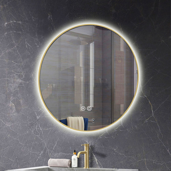 OXEN 409854 AURUM Espejo Led 24w Redondo De 80 Cm Tº Variable