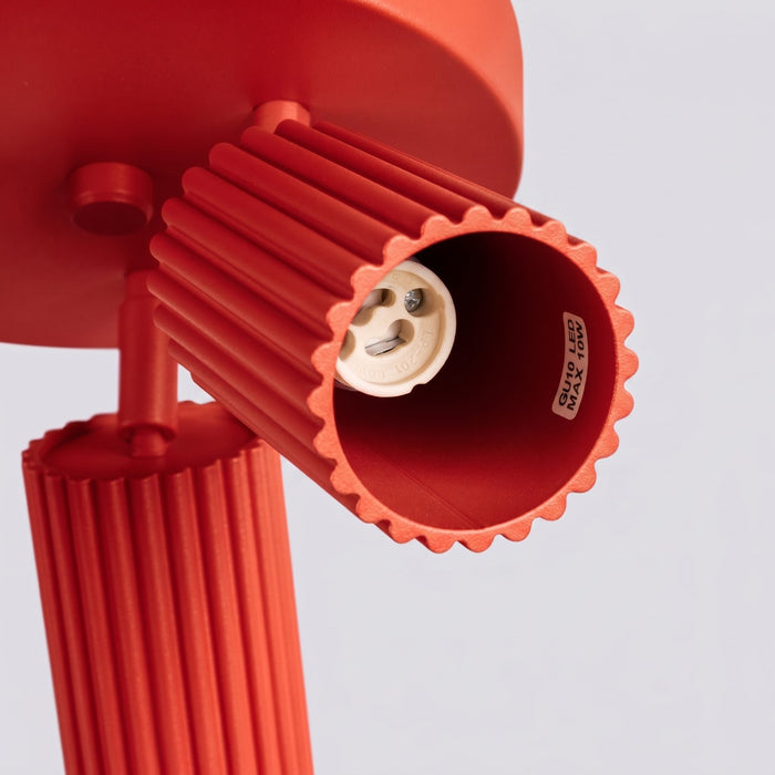 SOLLUX SL.2367 Plafón KARBON 3P rojo