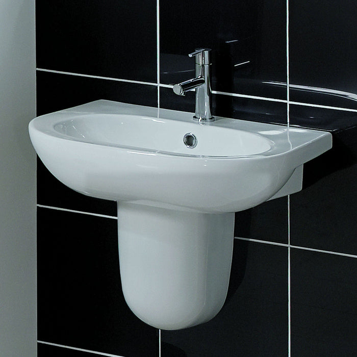 VALADARES 37311002C OPUS Sink 55 cm With Semi-Pedestal