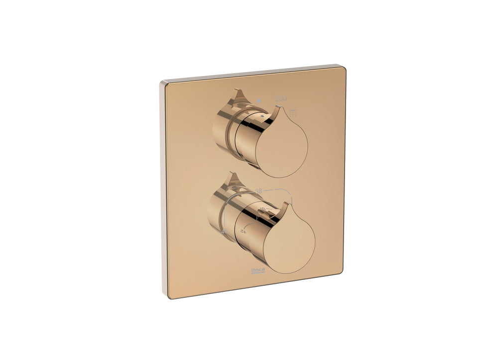 ROCA A5A2C3ARG0 INSIGNIA Grifo Termostático Empotrable Ducha Oro Rosa