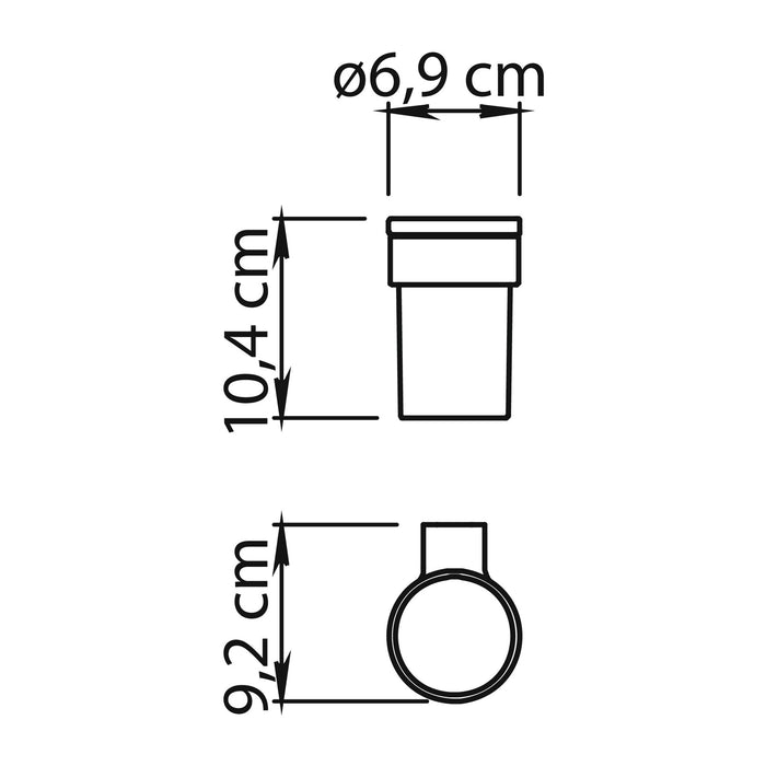 GEDY PI108800000 PIRENEI Portacepillos Oro Mate