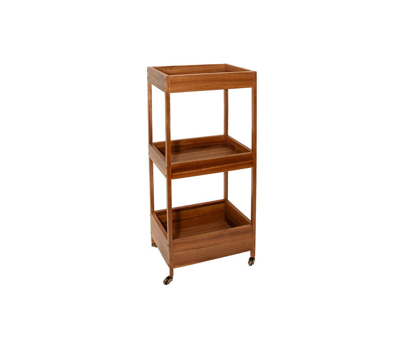 ANDREA HOUSE BA76167 Carro Acacia 36X26,5X84Cm