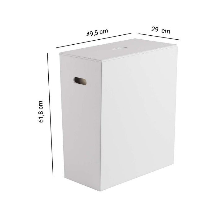 GEDY 10370200000 LUXURY White Laundry Basket