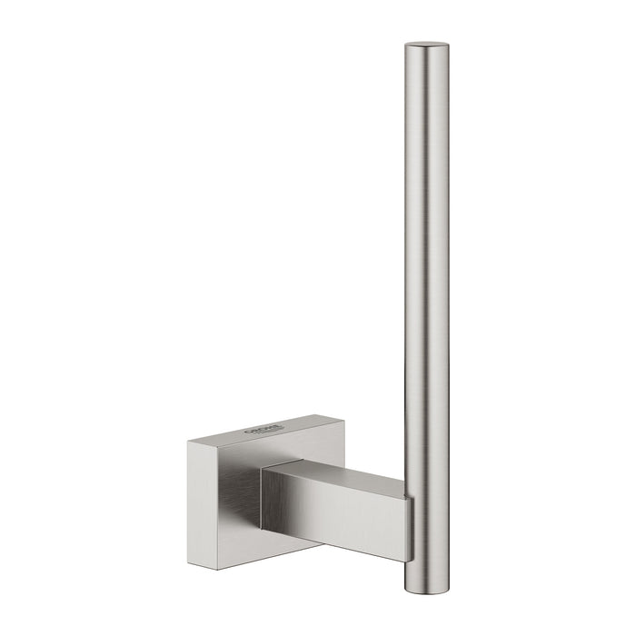GROHE 40 623 DC1 ESSENTIALS CUBE Wall Toilet Paper Holder Supersteel