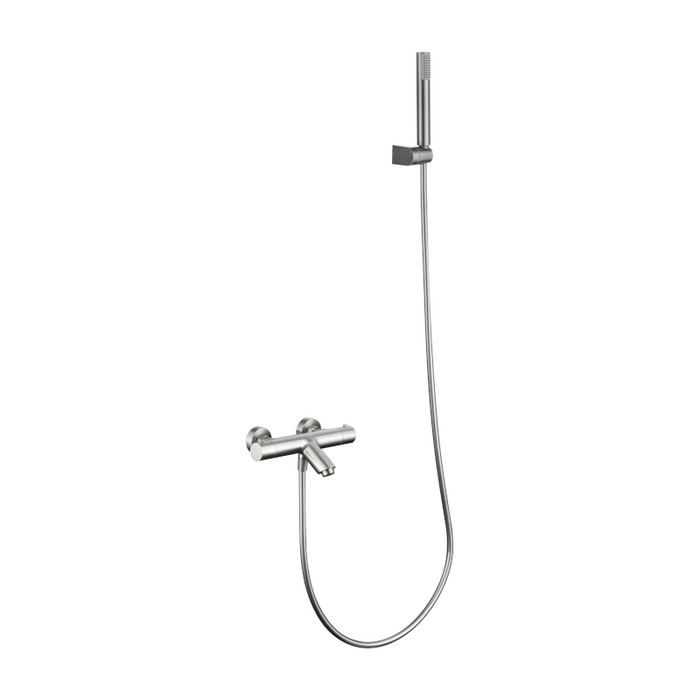 IMEX BTM039-4NQ MONZA Grifo Termostático Baño/Ducha Níquel Cepillado