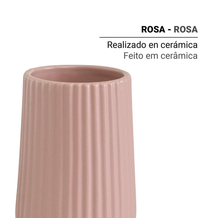GEDY MK981000000 MARIKA Portacepillos Rosa